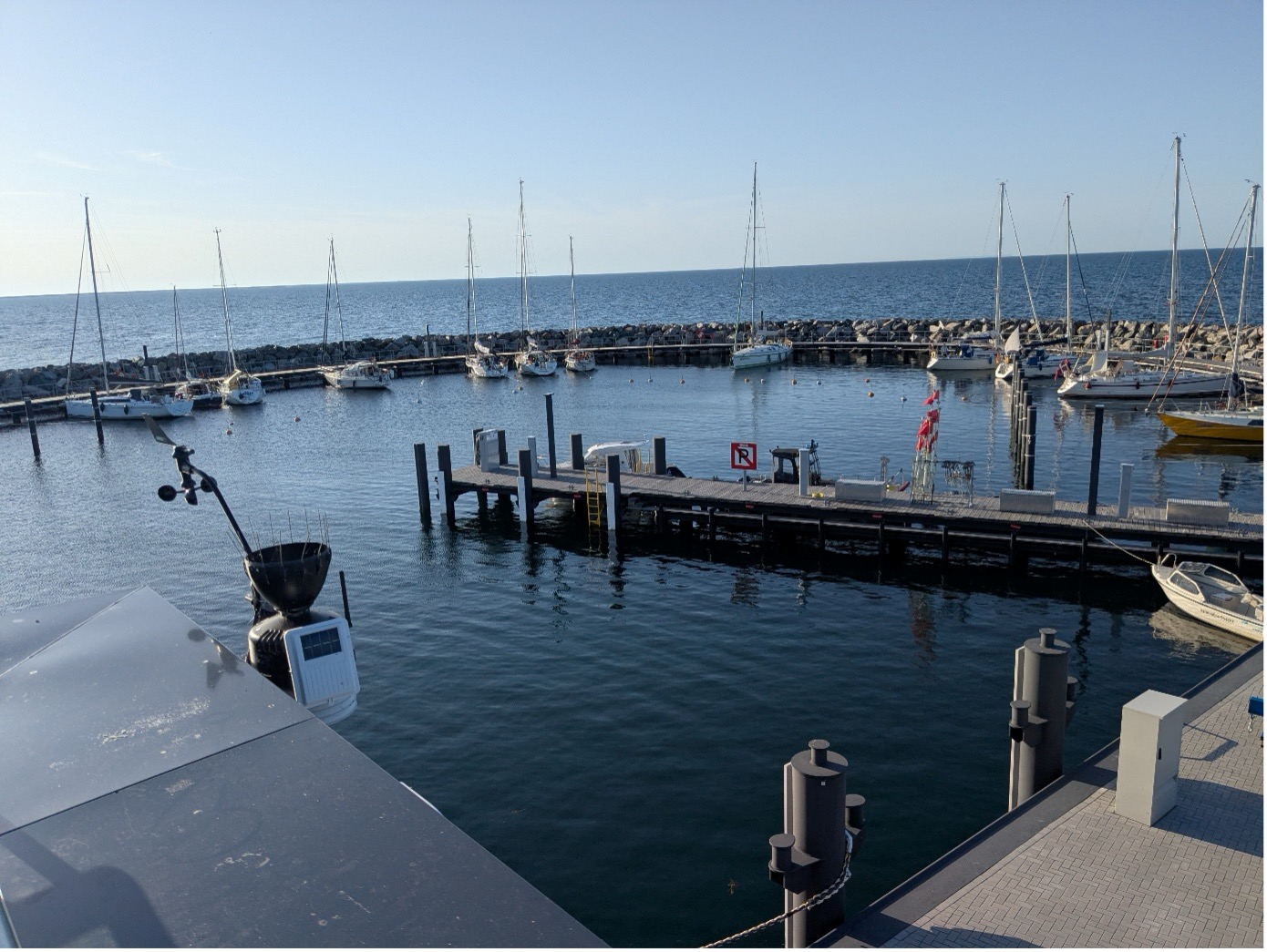 Blick über den Inselhafen Prerow
